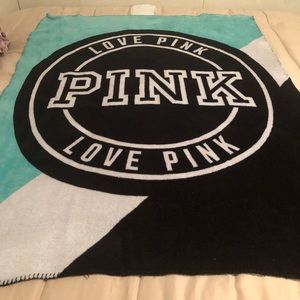 PINK throw blanket